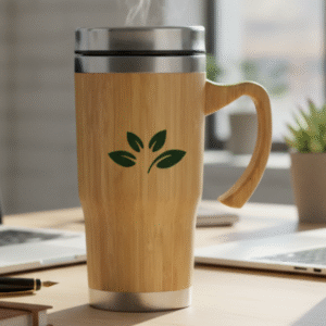 Bamboo Tumbler with Handle
