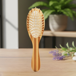 Oval Striped Hair Brush
